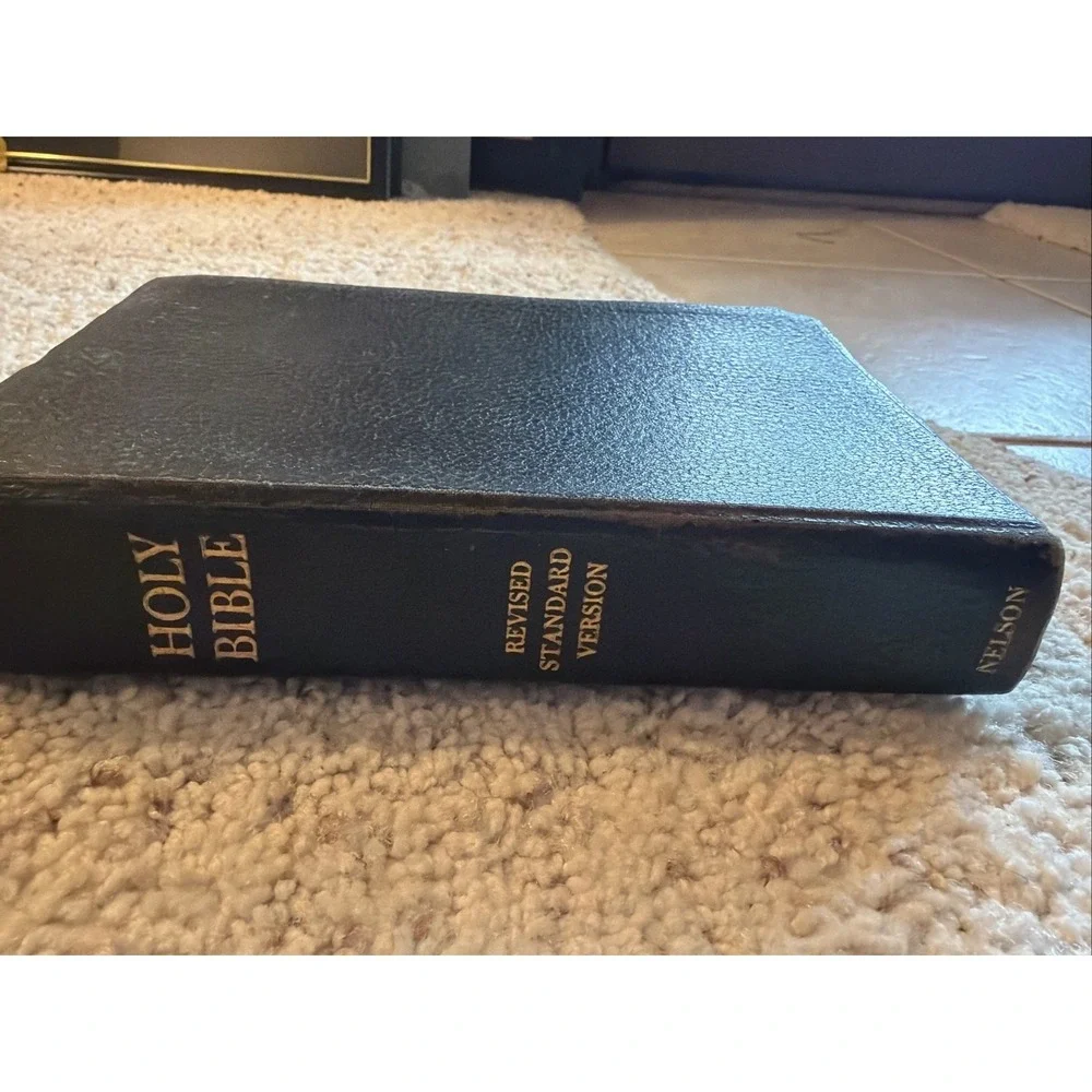 VTG 1952 Nelson Holy Bible Revised Standard Version RSV Morocco Leather Lined
